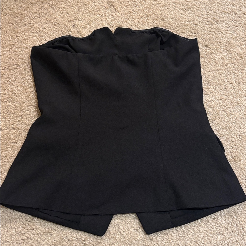 Black Button Down Vest - image 3